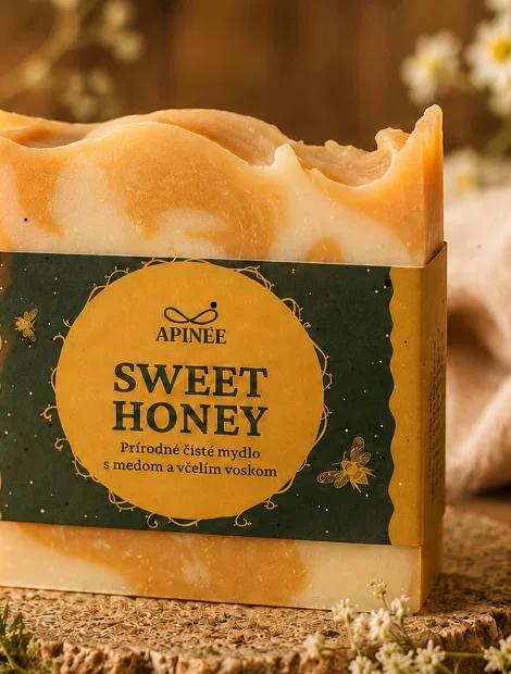 Prírodné čisté mydlo Sweet Honey